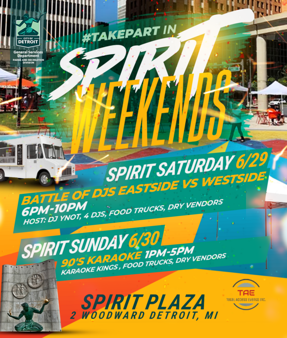 Spirit Weekends June 2024 graphic