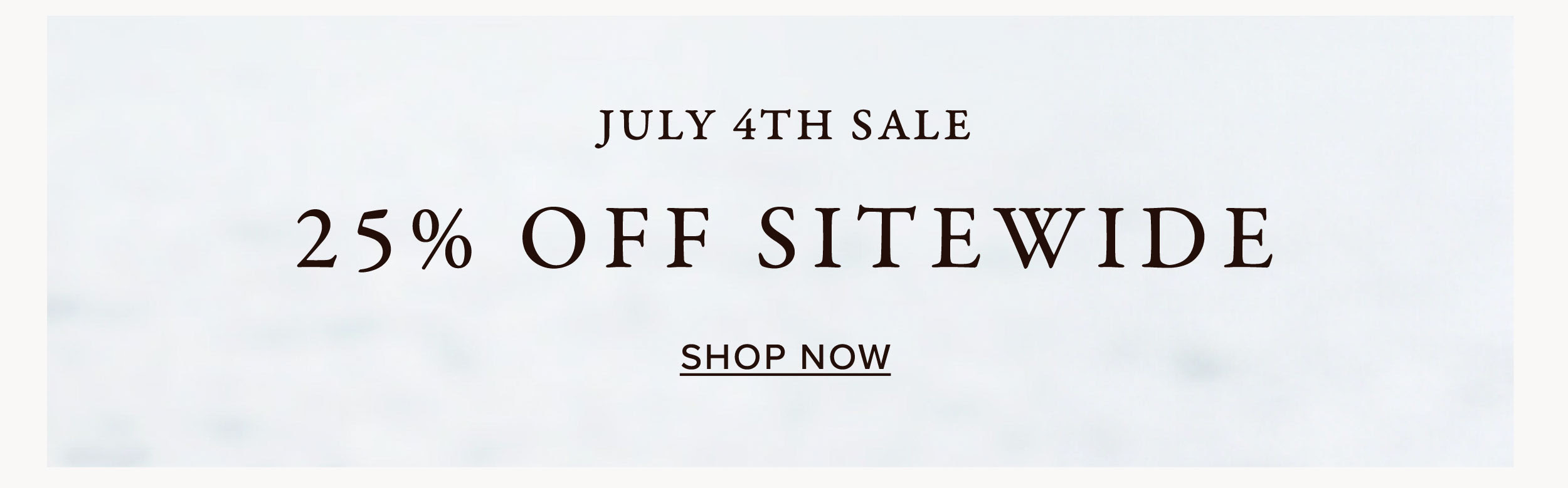 July 4th Sale