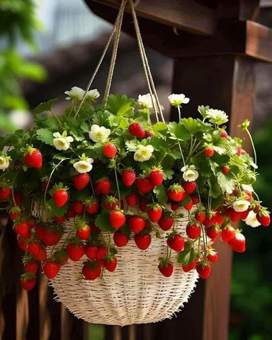 Flowering-Strawberry-Plant