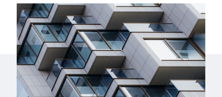 An external view of an apartment building with balconies.