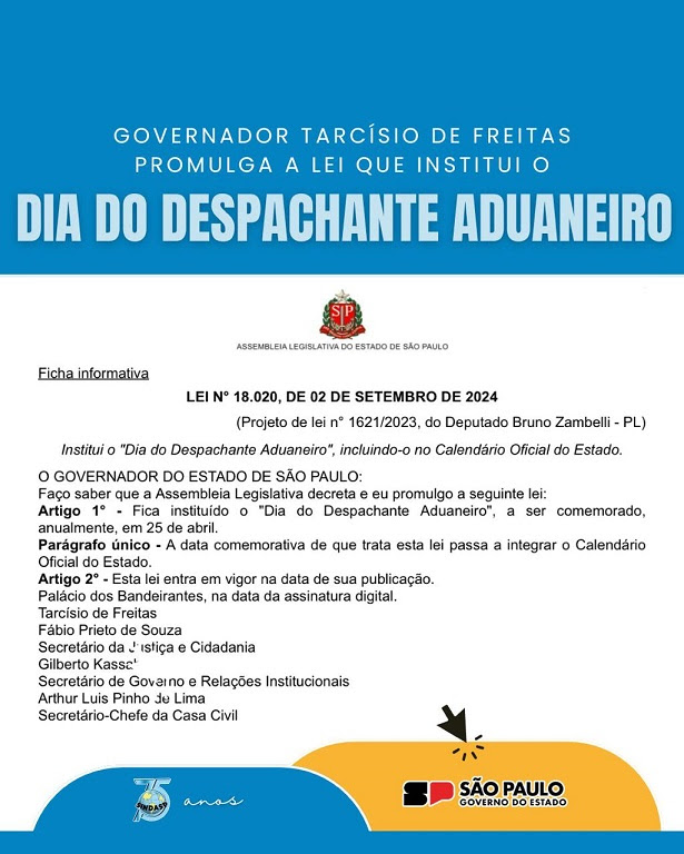 DIA DO DESPACHANTE ADUANEIRO - PARTE 2