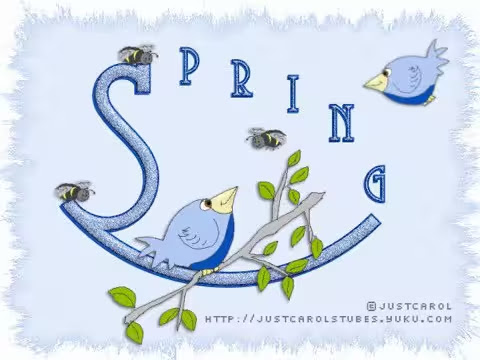 Spring-in-Blue