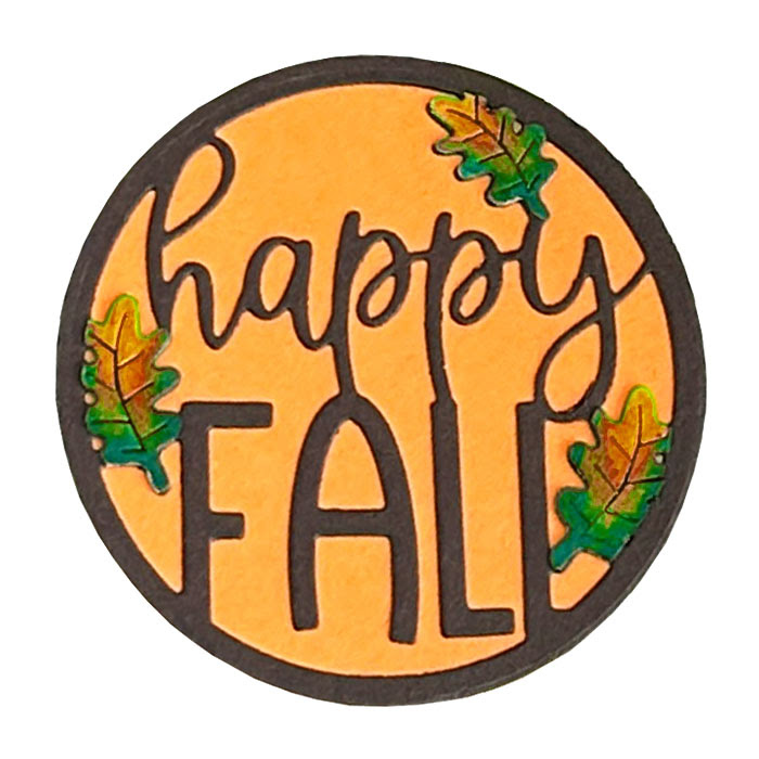 Image of Happy Fall Word Circle Die Set