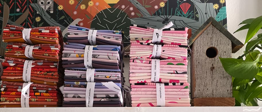 Charley Harper Rusty Reds, Aster, and Pristine Pink bundles