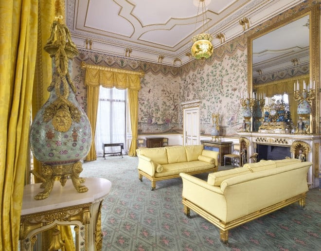 The Yellow Drawing Room in the East Wing of Buckingham Palace