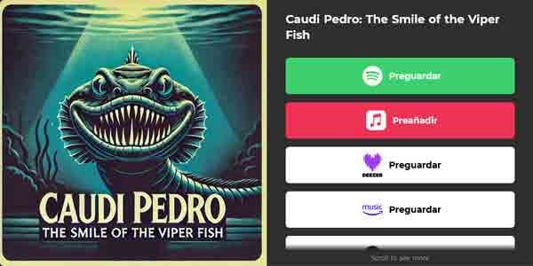 CAUDI PEDRO  - enlace links The Smile of the Viper Fish