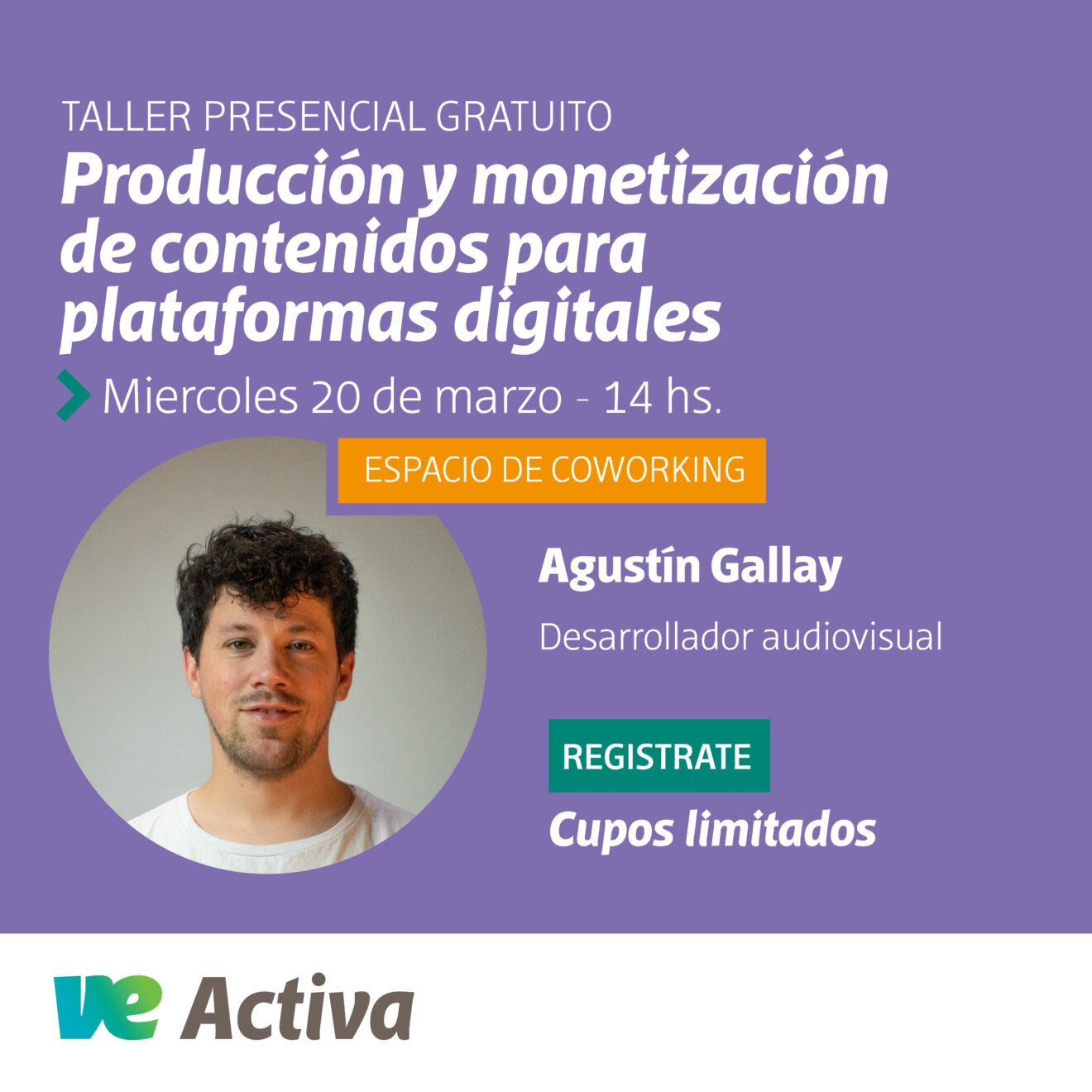 Taller sobre ＂Producción y monetización de contenidos para plataformas digitales＂