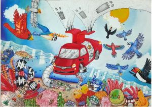 Toyota divulga vencedores do concurso de arte "Carro dos Sonhos"
