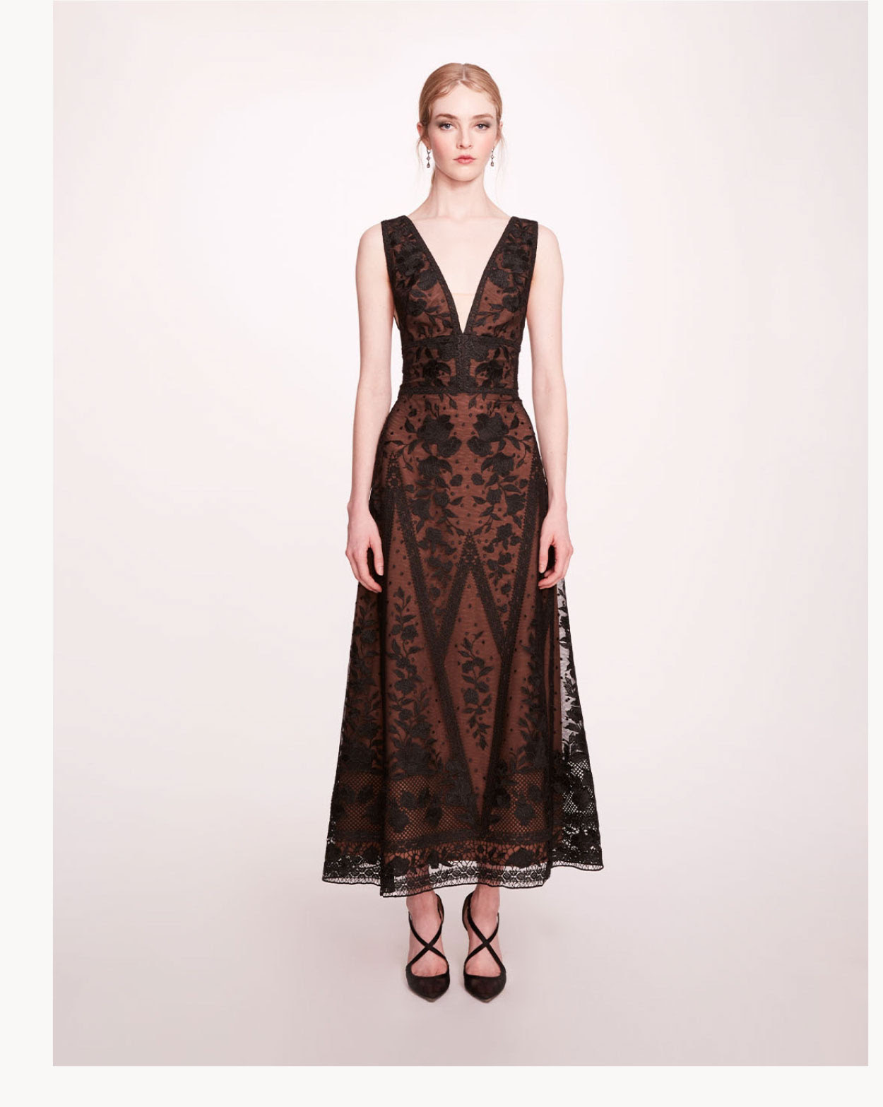 Spear Garden Midi Dress