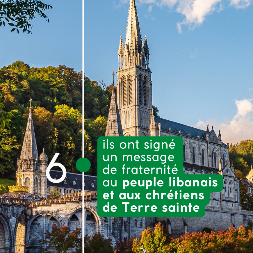 message de fraternité aux libanais et terre sainte
