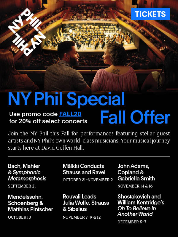 Discount Codes for NYC Ballet or NYPhil?