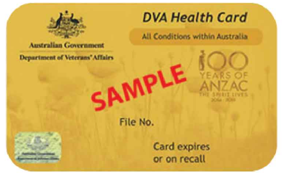 DVA Gold Card