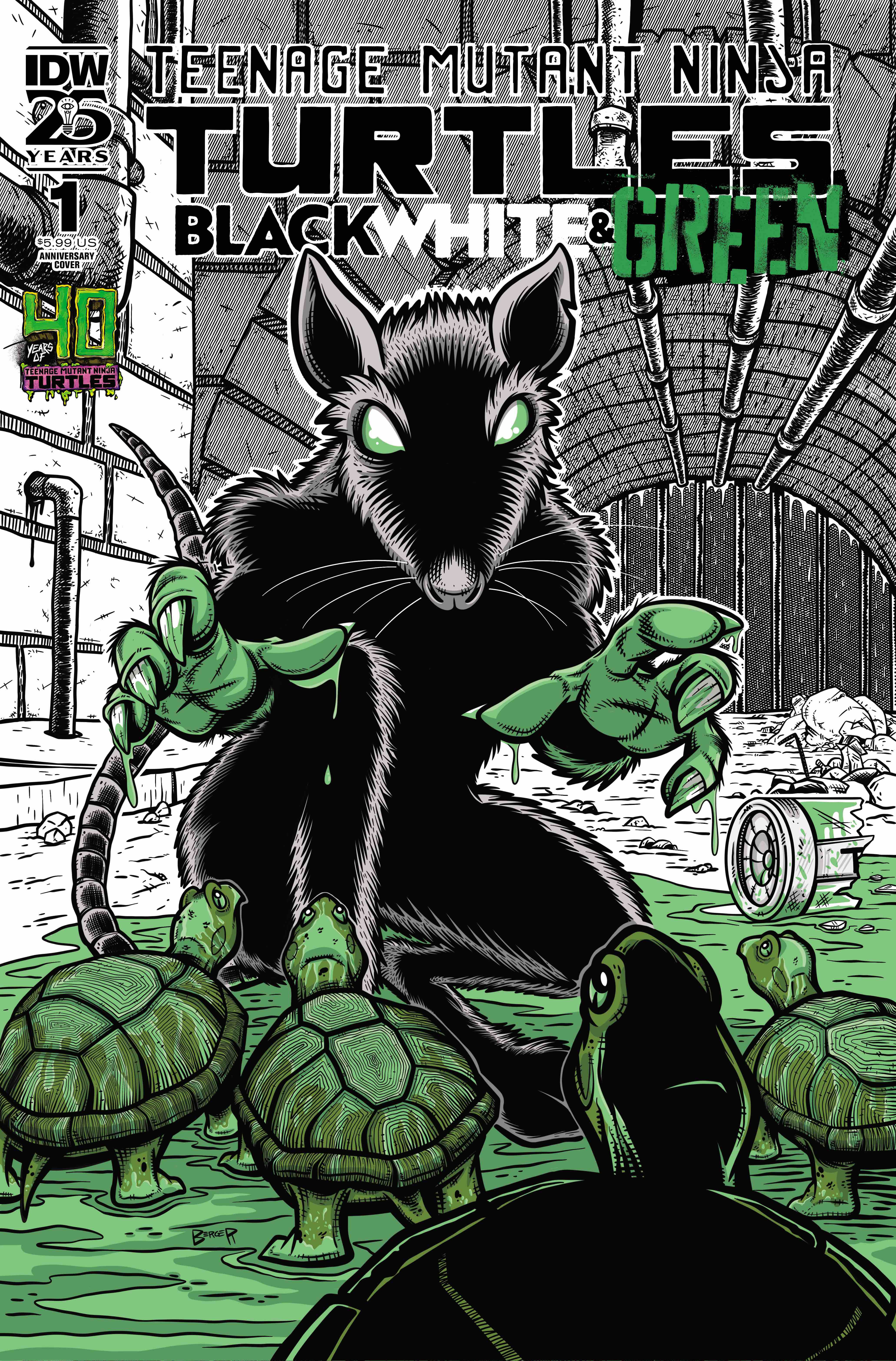 TMNT #150 Cover D by Jesse Lonergan