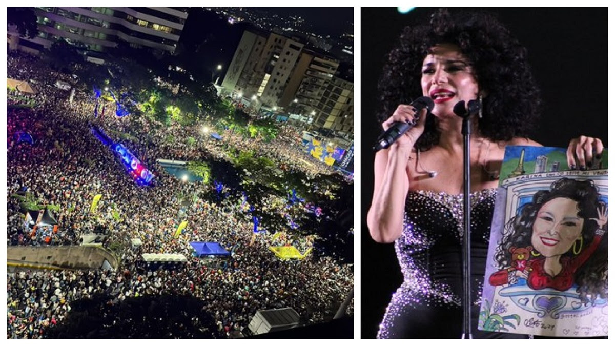 UN LLENAZO PROTAGONIZÓ KARINA en su concierto en Chacao: habrían asistido más de 45.000 personas (+Fotos)