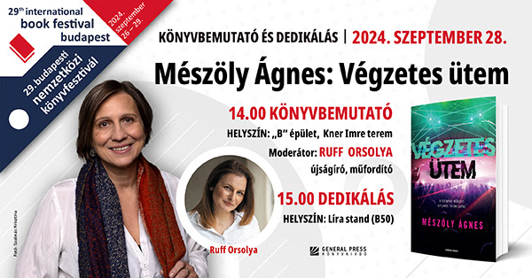 Mészöly Ágnes: Végzetes ütem – könyvbemutató