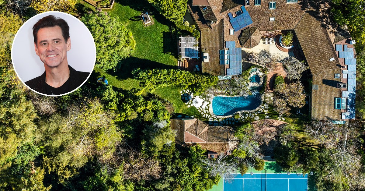 Jim Carrey pone en venta su mansión