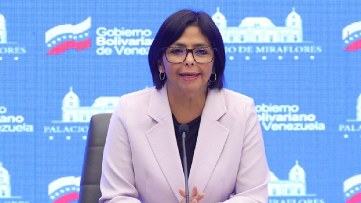 Delcy Rodríguez, vicepresidenta Ejecutiva. Foto cortesía