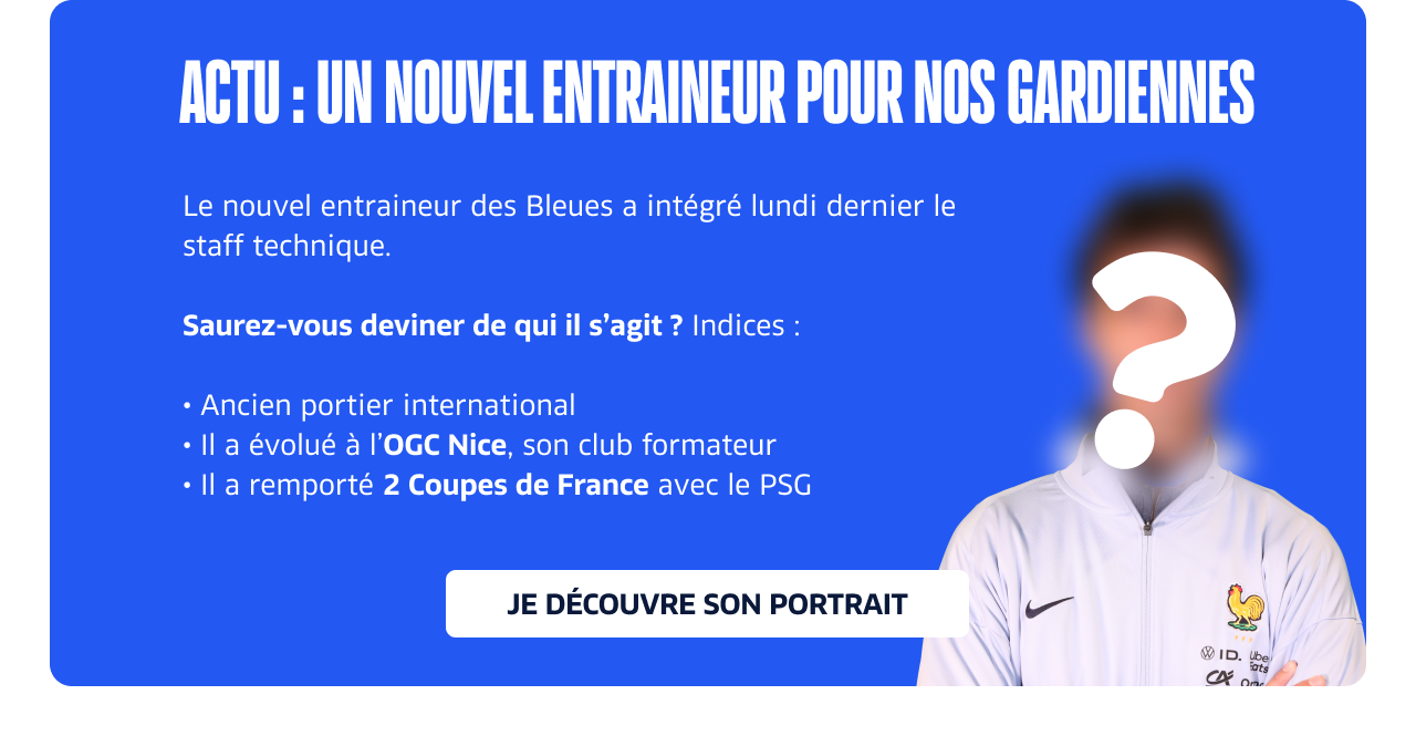 Découvrir le portrait du nouvel entraineur des gardiennes 