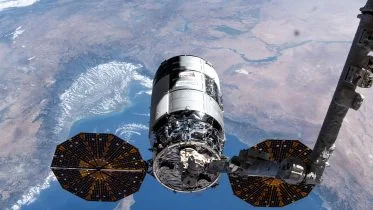 Canadarm2 Grips Cygnus Cargo Craft