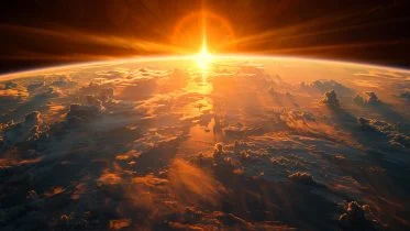 Sunshine Earth Atmosphere Art