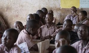 Estudiantese de una escuela en Kilifi, Kenya.