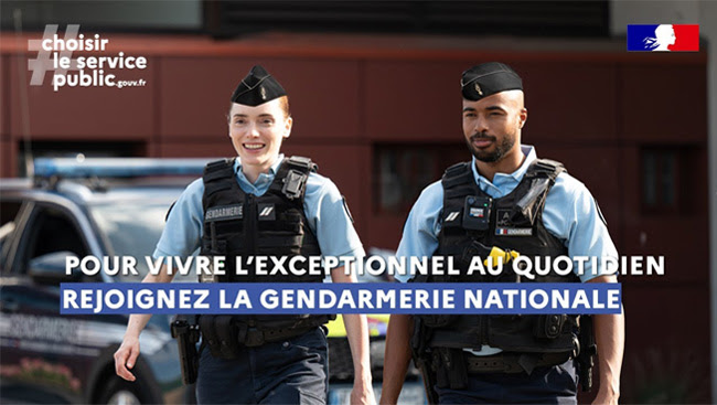Rejoignez la gendarmerie nationale