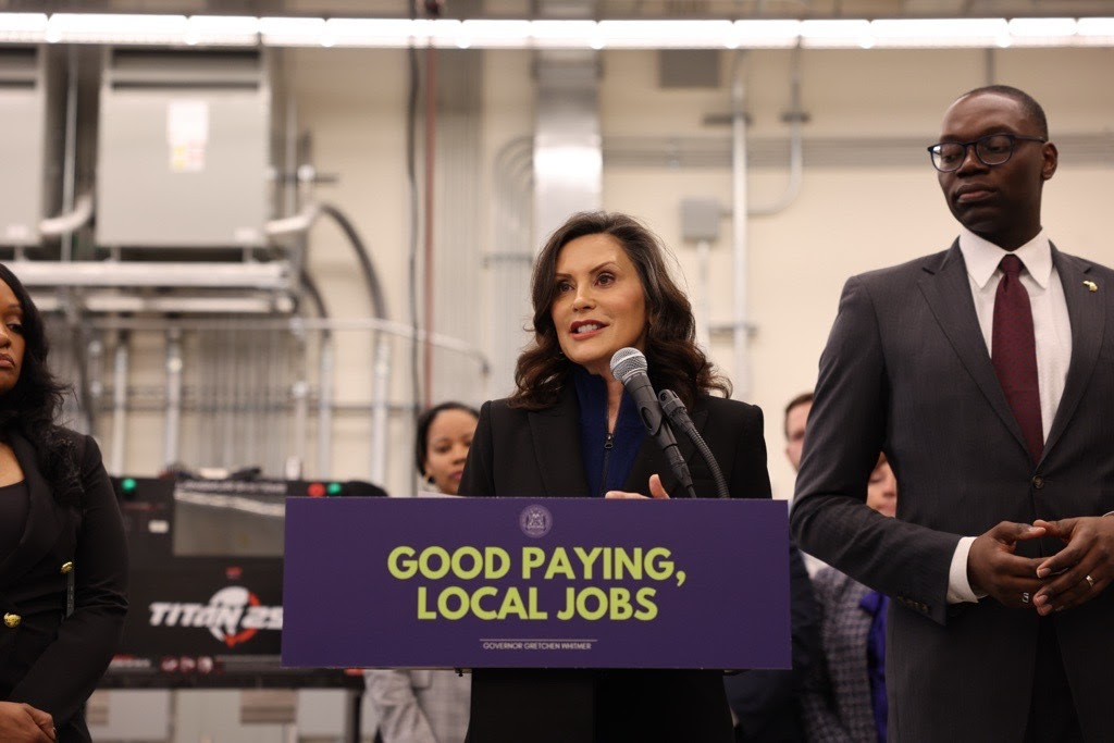 Governor Whitmer speaks at bill signing press conference