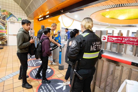 Metro Tap to Exit Pilot Program at North Hollywood Station