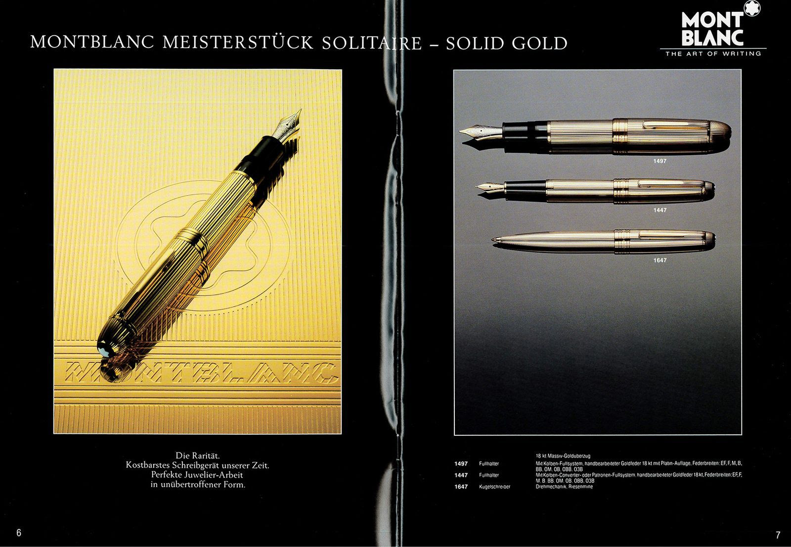 Meisterstück la pluma ms icónica de Montblanc cumple 100 años