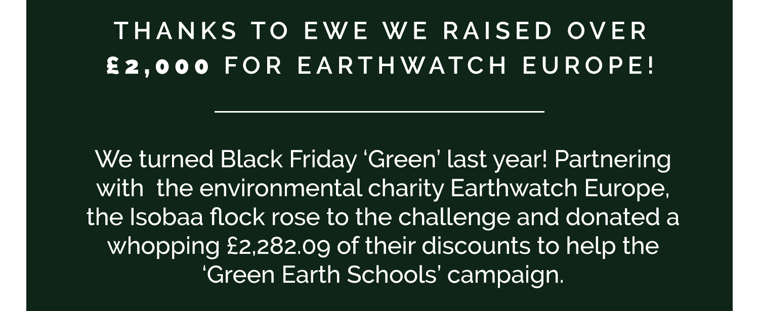 We've raised over £2,000 for Earthwatch Europe