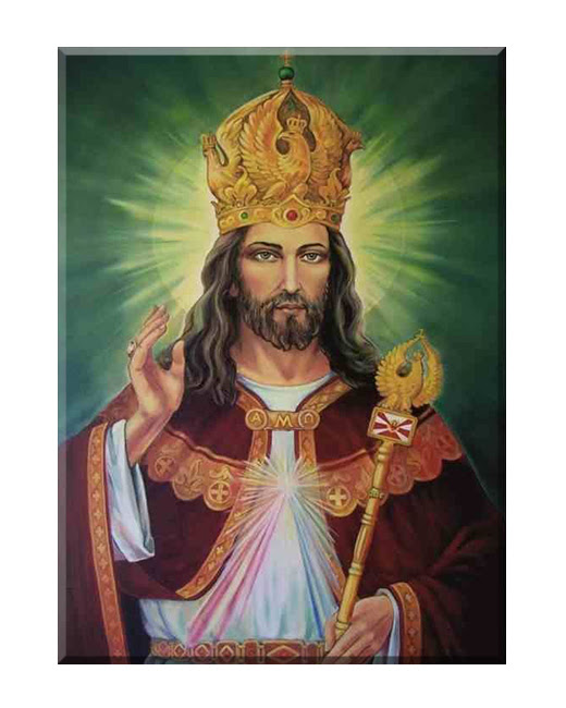 Jezus Król Polski - 06 - Obraz religijny :: terrasanta.pl