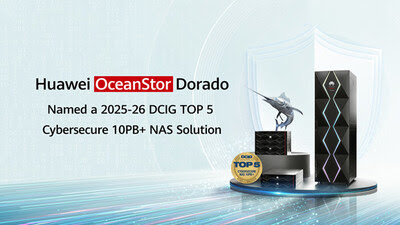 Huawei OceanStor Dorado All-Flash Storage named a 2025-26 DCIG TOP 5 Cybersecure 10PB+ NAS Solution Huawei OceanStor Dorado All-Flash Storage named a 2025-26 DCIG TOP 5 Cybersecure 10PB+ NAS Solution