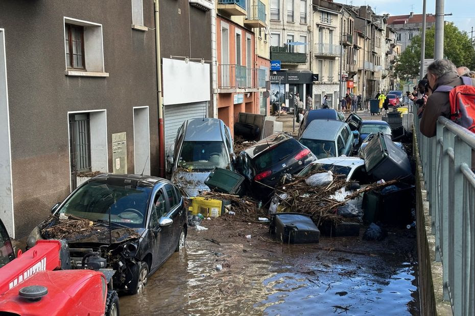 EN IMAGES : Crues et inondations dans la Loire, lendemain difficile à Rive-de-Gier, de gros dégâts à déplorer