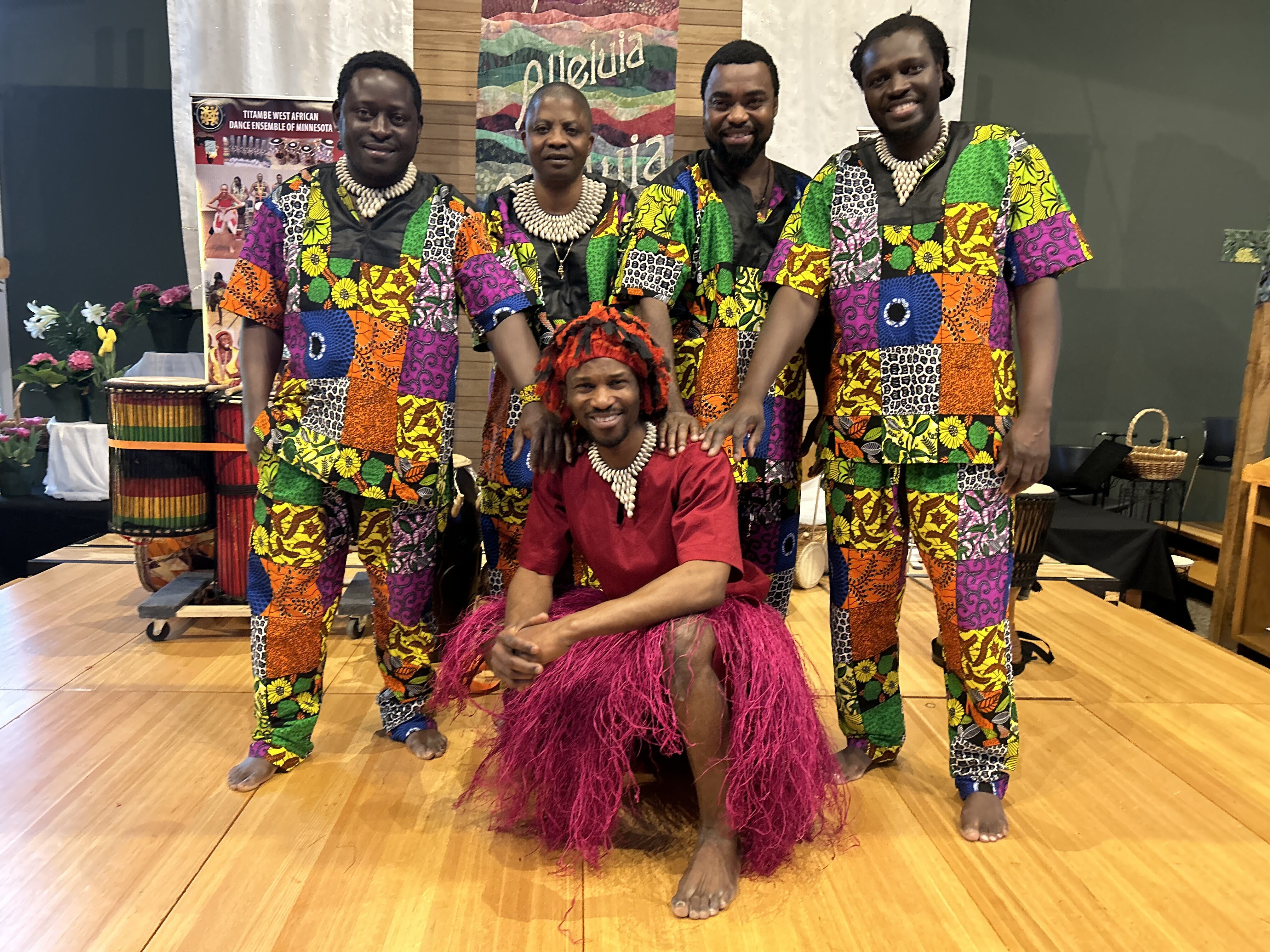 Photo of Titambe West African Dance Ensemble.  