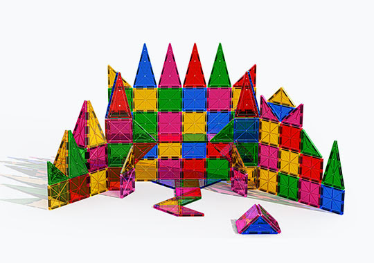 Magnetic Tiles 100 Piece Building Set