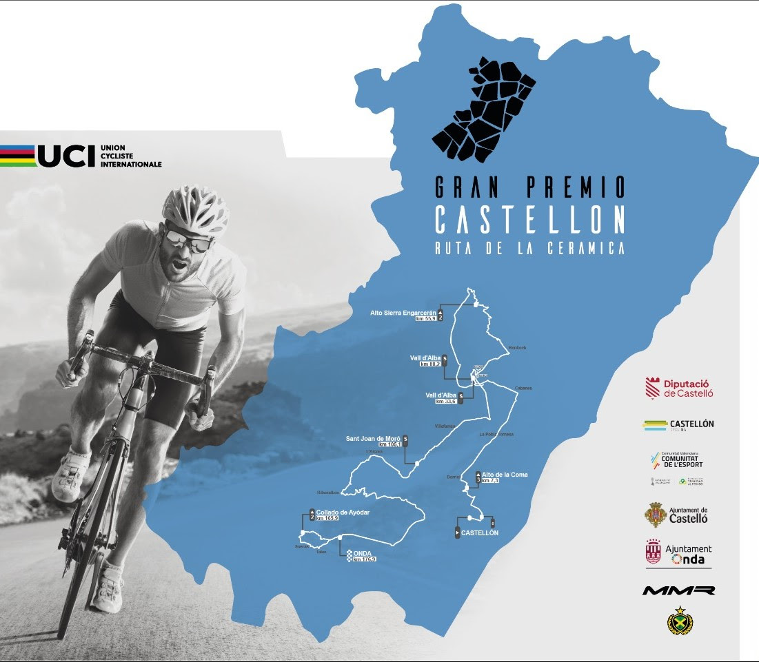 El Pelotón Desvelado el recorrido y los equipos participantes del Gran Premio Castellón - Ruta de la Cerámica 2024