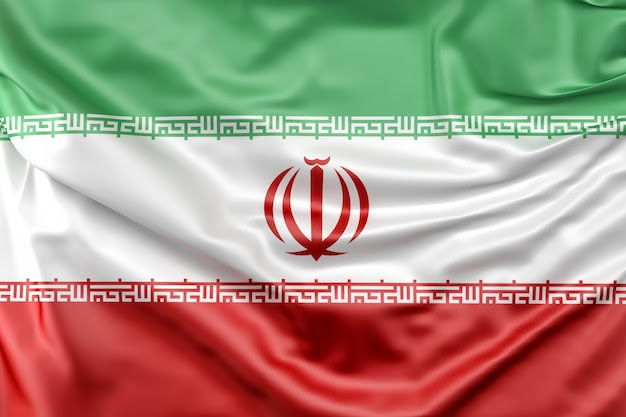 Gratis foto vlag van iran