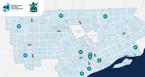 Neighborhood kiosks map - Updated