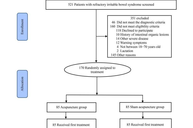 Efficacy of acupuncture in refractory irritable bowel syndrome patients: a randomized controlled trial