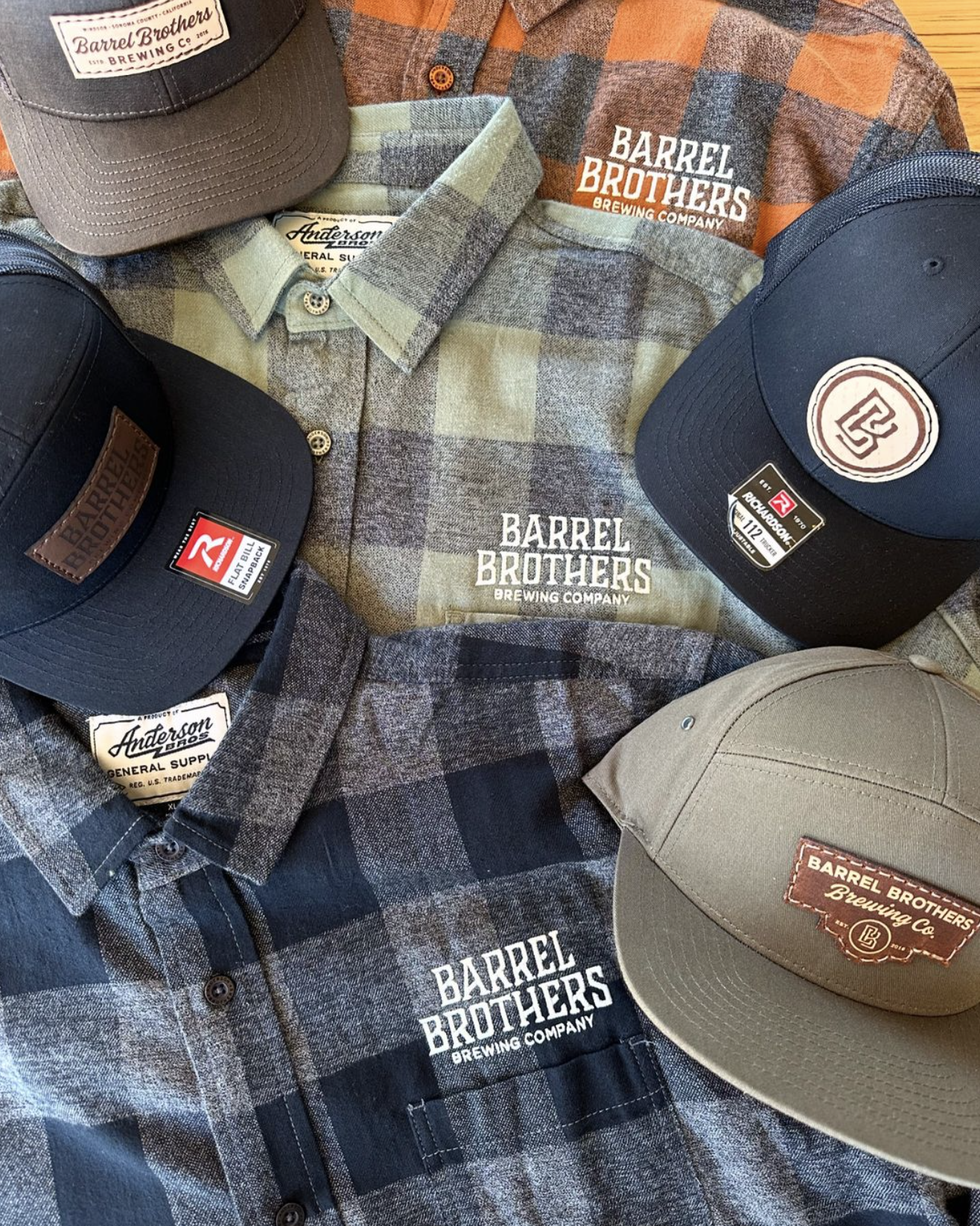 New Barrel Brothers merchandise