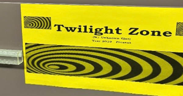 Twilight Zone sign