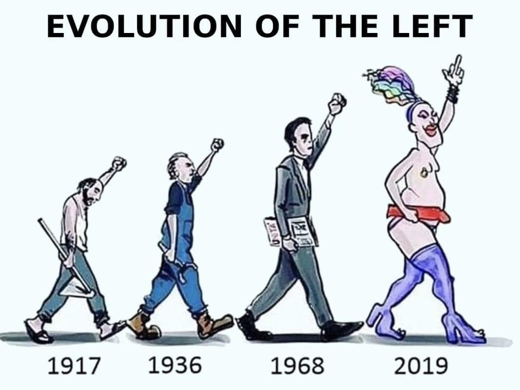 Evolution of the left from worker to trans.