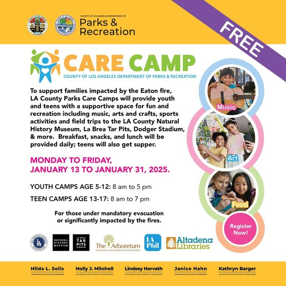 Parks and Recreation Care Camp