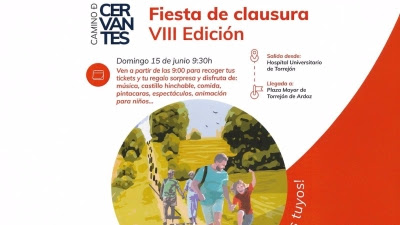 Torrejón.- El Camino de Cervantes pone fin a esta edición con una caminata entre el hospital y la Plaza Mayor