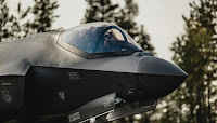 F-35A fighter aircraft make historic highway landing in Finland