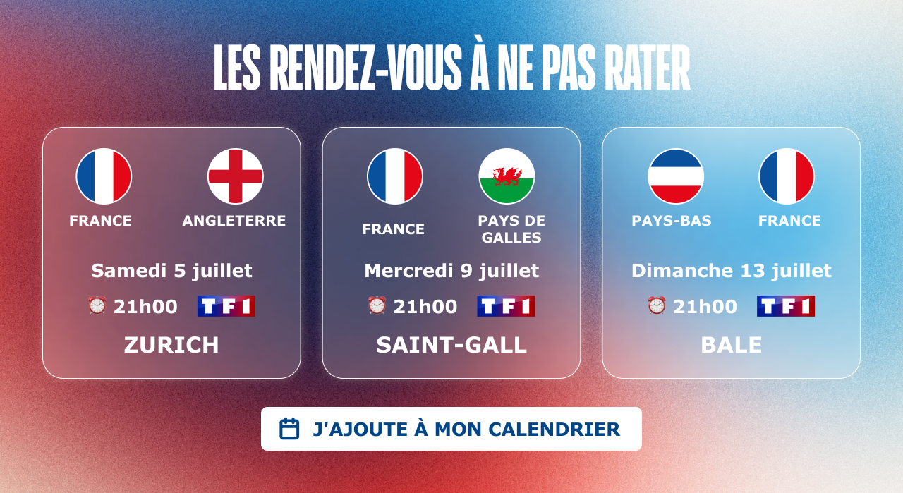 LES RENDEZ-VOUS A NE PAS MANQUER / J'AJOUTE A MON CALENDRIER 