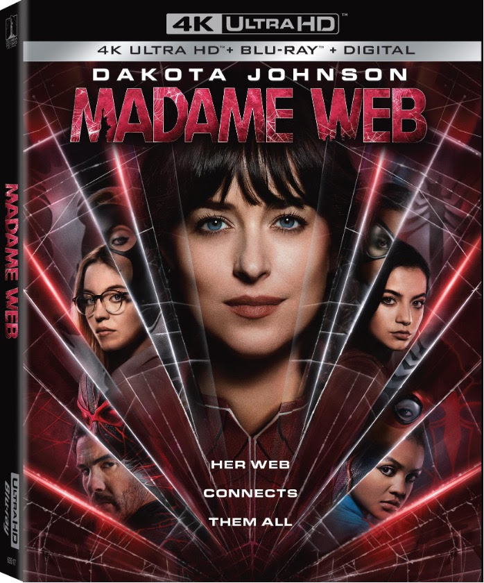 MADAME WEB AVAILABLE ON 4K ULTRA HD, BLU-RAY™, & DVD - Tabbys Pantry