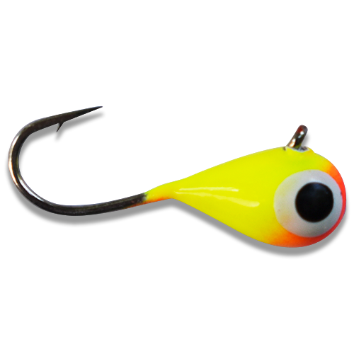 Image of ORANGE/YELLOW GLOW TUNGSTEN JIG