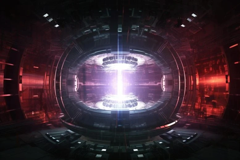 Inside Fusion Reactor Art Concept