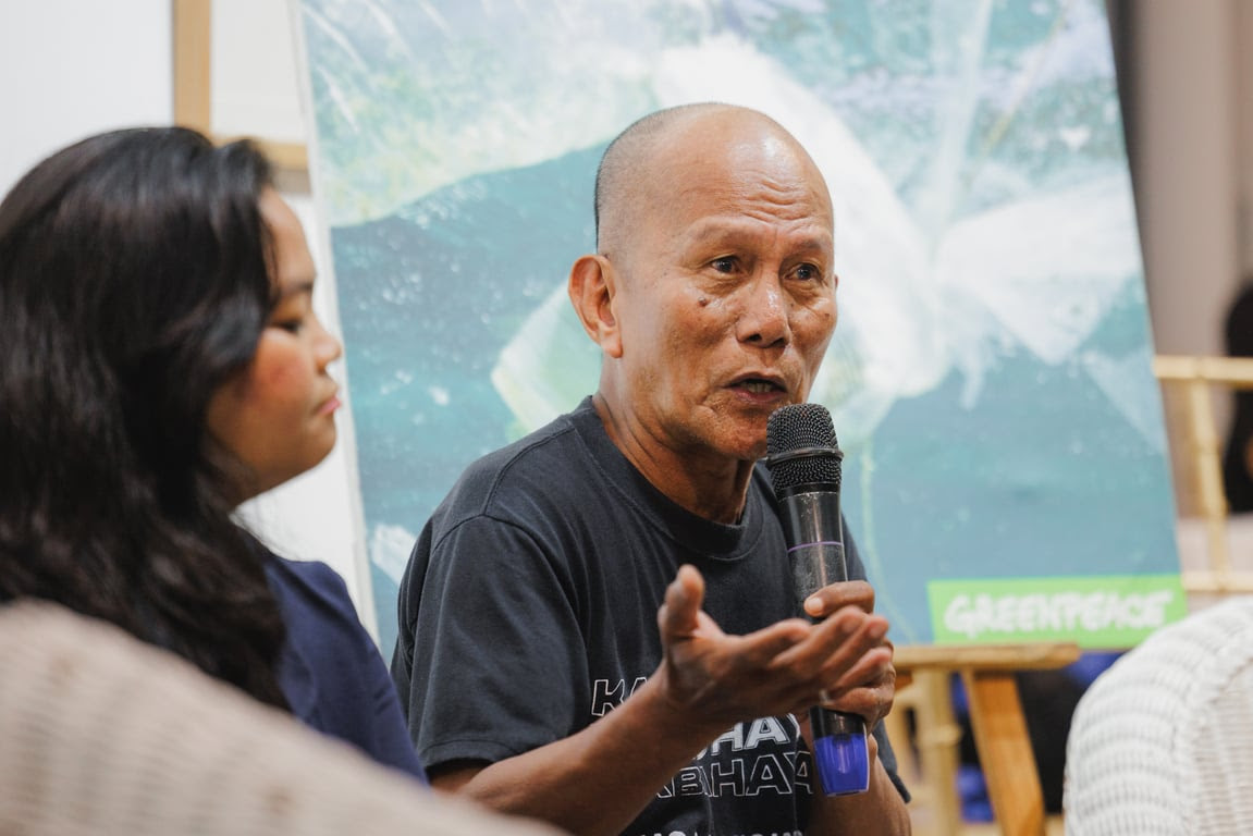 PANGISDA Pilipinas Chair Pablo “Ka Pabs” Rosales. (Jilson Tiu/Greenpeace)